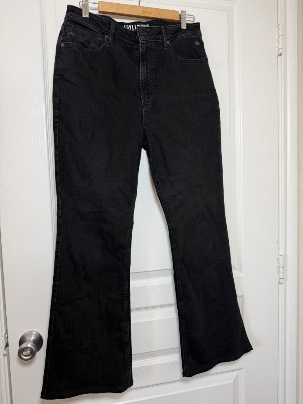 Idyllwind Miranda Lambert High Rise Flare Jeans Black Western Stretch 14